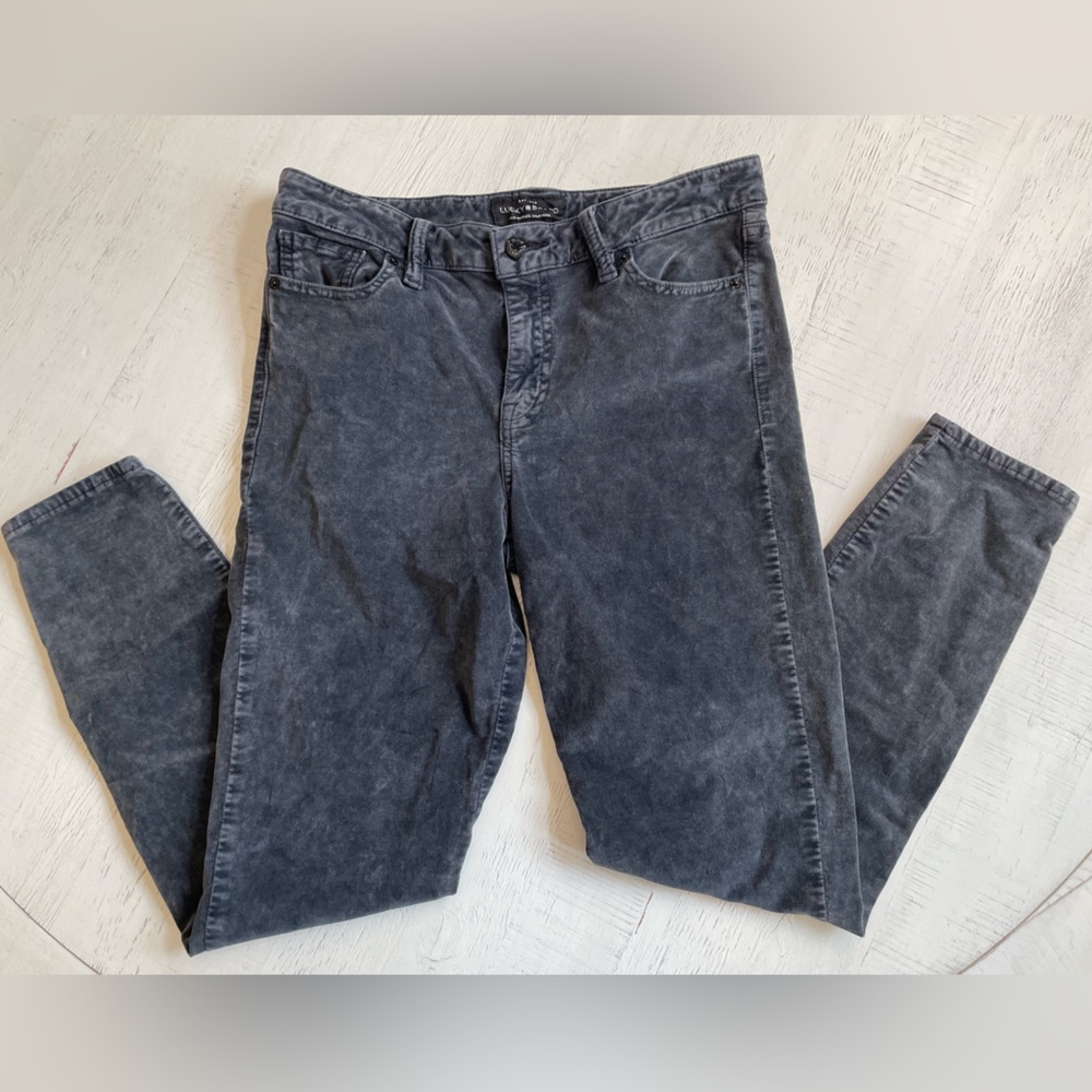 Women’s Lucky Brand Crushed Velvet Jeans Size 8/29